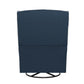 Mikayla Swivel Glider Recliner Chair Pocket Coil Seating - Blue