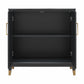 Westerleigh 2 Door Accent Cabinet - Black