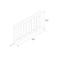 Miles Toddler Guardrail to Convert Crib into a Toddler Bed - Graphite Grey