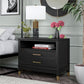 Westerleigh Wide Nightstand - Black
