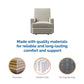 Baby Relax Salma Rocker Recliner Chair, Beige Chenille - Beige