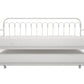 Bright Pop Metal Daybed with Trundle - White - Twin