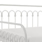 Bright Pop Metal Daybed with Trundle - White - Twin