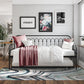Bright Pop Metal Daybed with Trundle - Black - Twin