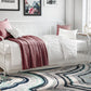Bright Pop Metal Daybed with Trundle - White - Twin