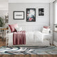 Bright Pop Metal Daybed with Trundle - White - Twin