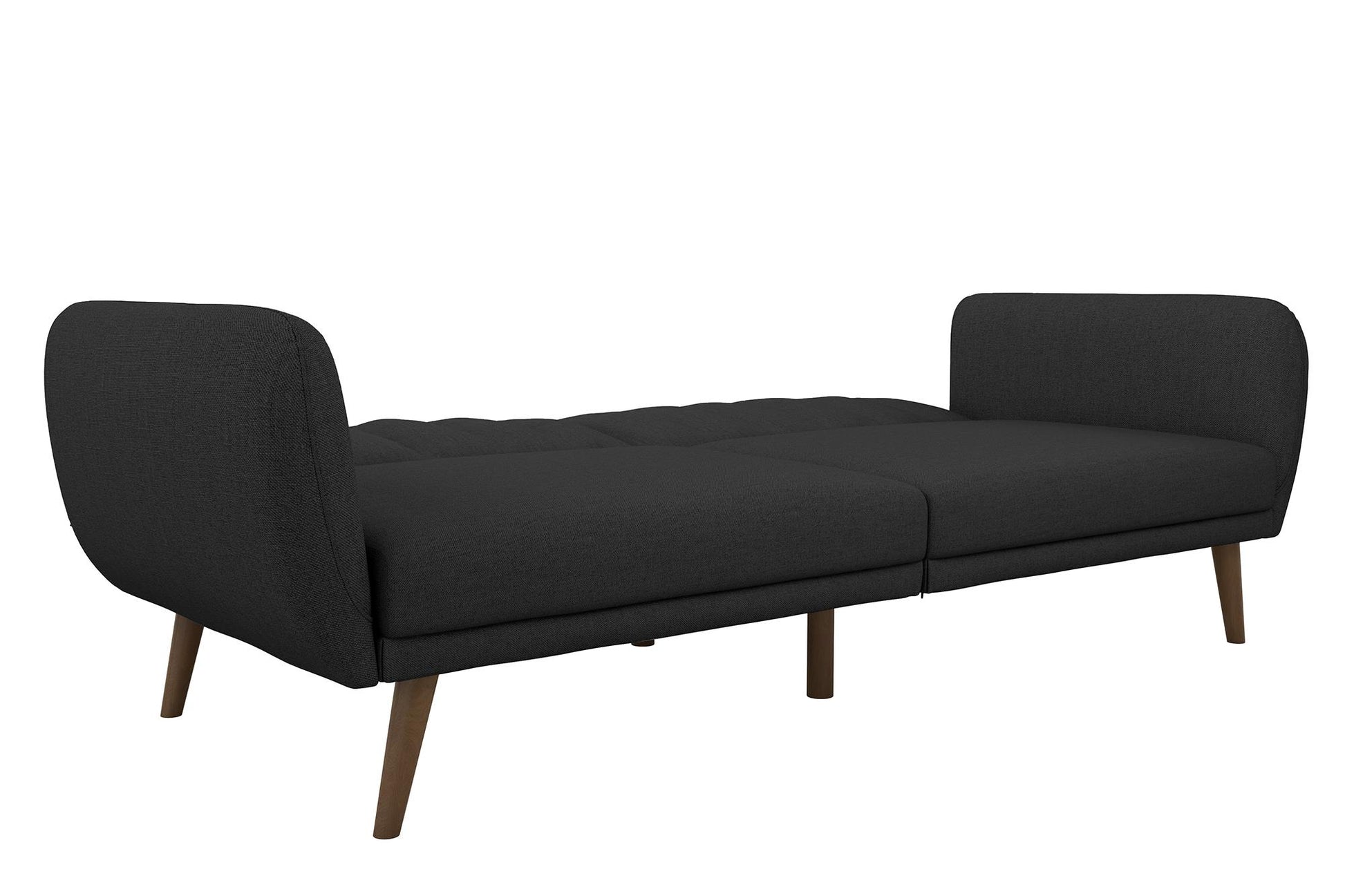 Brittany Futon - Dark Gray Linen