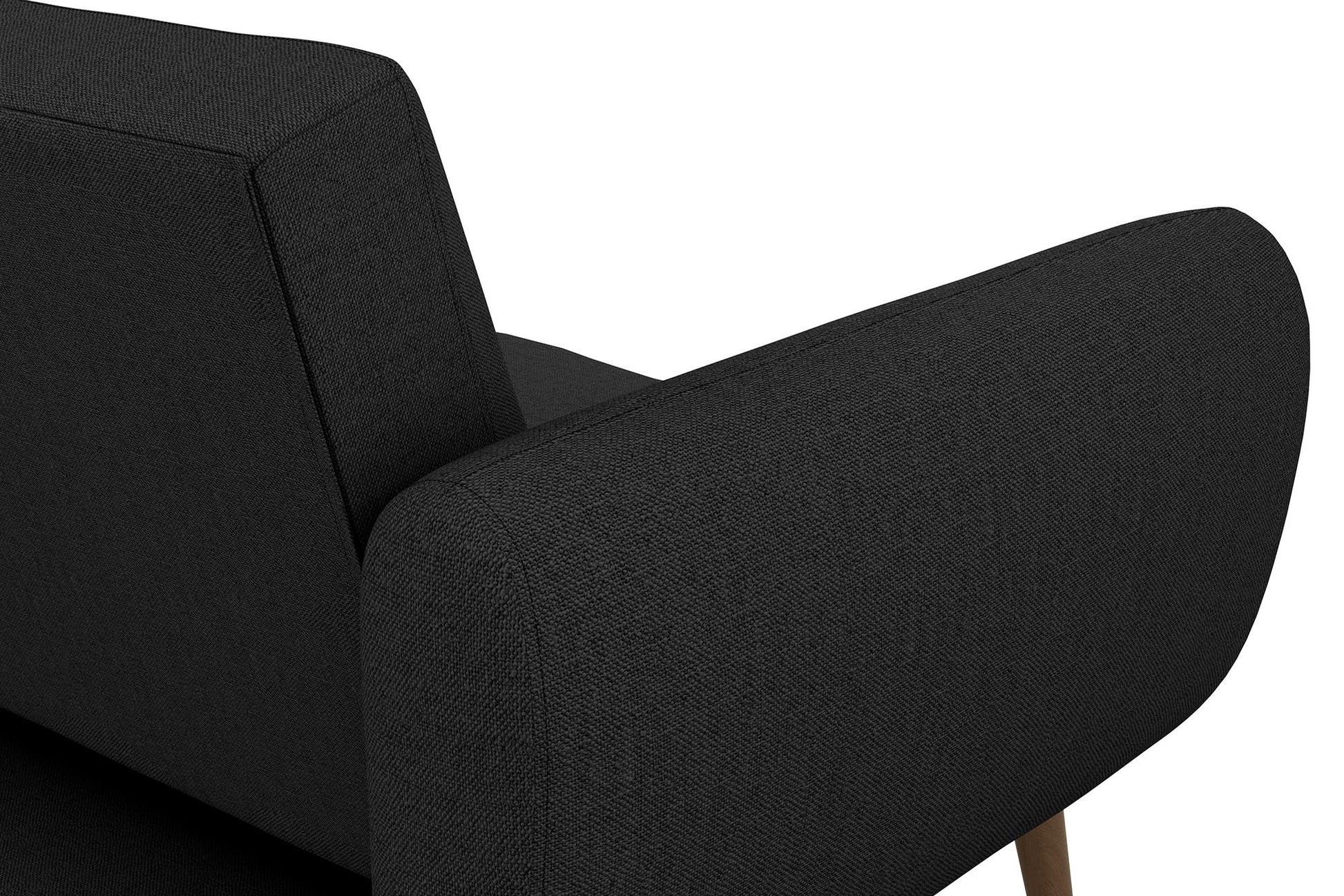 Brittany Futon - Dark Gray Linen