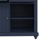 DHP Kelsey Kitchen Island with 2, Blue - Blue
