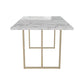 Astor Dining Table - White marble