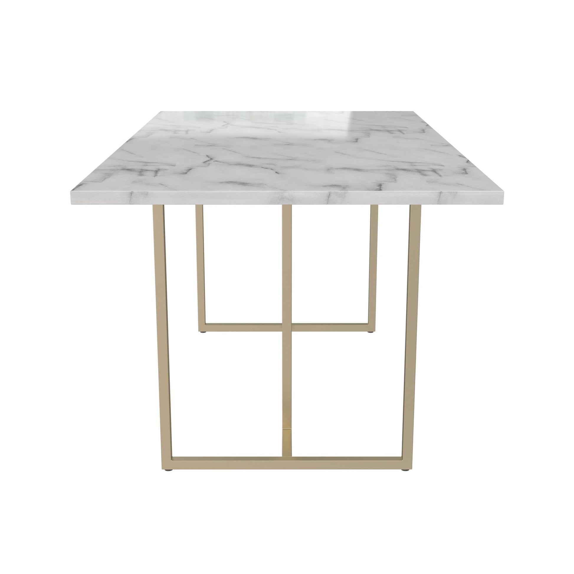 Astor Dining Table - White marble