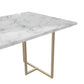 Astor Dining Table - White marble