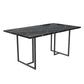 Astor Dining Table - Black Marble