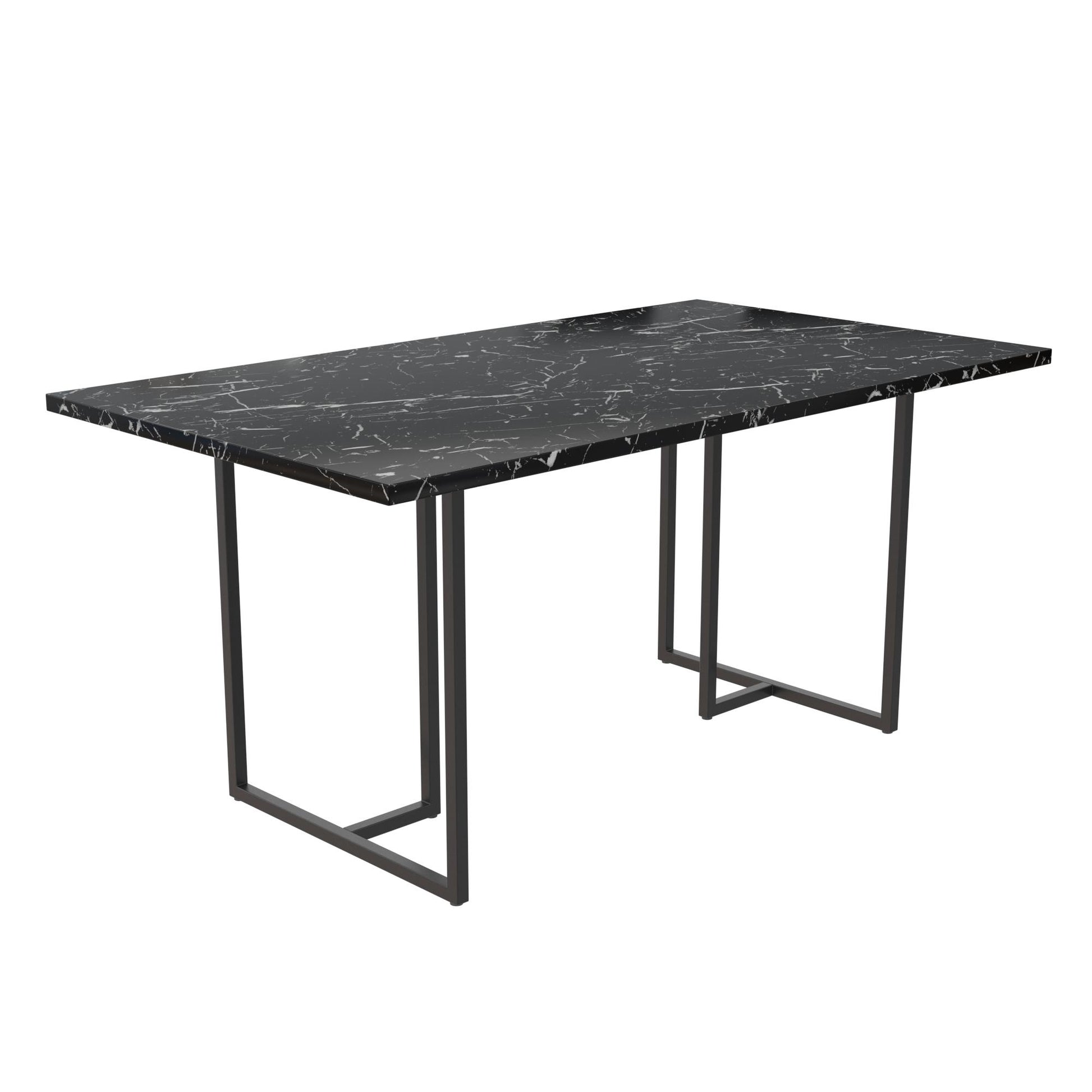 Astor Dining Table - Black Marble