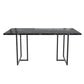 Astor Dining Table - Black Marble
