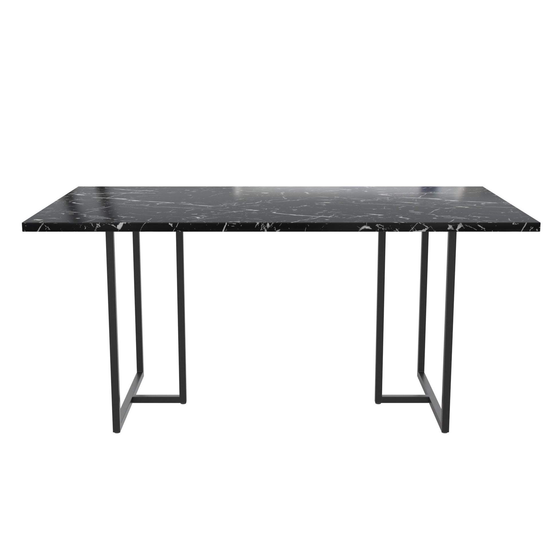 Astor Dining Table - Black Marble