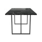 Astor Dining Table - Black Marble