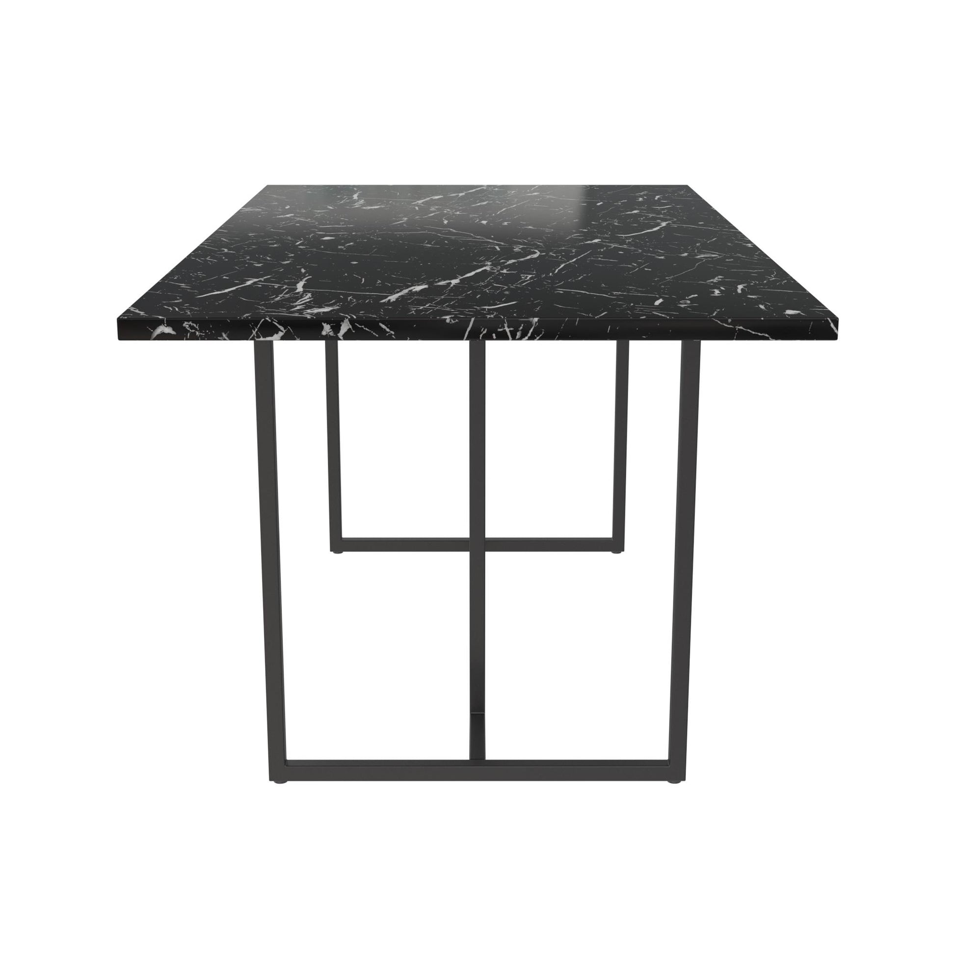 Astor Dining Table - Black Marble