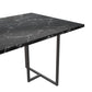 Astor Dining Table - Black Marble
