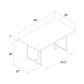Astor Dining Table - Black Marble