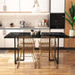 Astor Dining Table - Black Marble