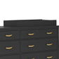 Poppy Changing Table Topper for Nursery Dresser - Black