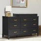 Poppy Changing Table Topper for Nursery Dresser - Black