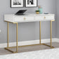 Olten Computer Desk with 2 Drawers and Wireless Charging Spot - White