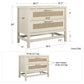 Lennon 2 Drawer Nightstand - Medium Brown