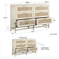 Lennon 6 Drawer Dresser - Medium Brown