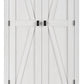 Farmington Rustic Farmhouse 30 Inch Wide Storage Cabinet - Ivory Pine