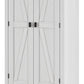 Farmington Rustic Farmhouse 30 Inch Wide Storage Cabinet - Ivory Pine