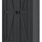 Farmington Rustic Farmhouse 30 Inch Wide Storage Cabinet - Black Oak
