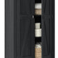 Farmington Rustic Farmhouse 30 Inch Wide Storage Cabinet - Black Oak