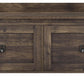 Farmington Rustic Farmhouse Entryway Storage Bench with Drawers - Rustic