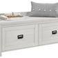 Farmington Rustic Farmhouse Entryway Storage Bench with Drawers - Ivory Pine