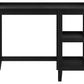Eleanor Single Pedestal Desk - Black