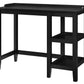 Eleanor Single Pedestal Desk - Black