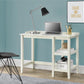 Eleanor Single Pedestal Desk - White