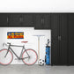 Kendall 24 Inch Multipurpose 2 Door Wall Cabinet - Black