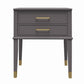 Westerleigh End Table - Graphite Grey