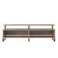 Whitby TV Stand for TVs up to 65" with Four Shelves - Golden Oak
