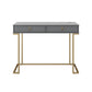 Camila Writing Desk, Graphite Gray - Graphite Grey