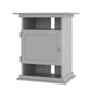 10/20 Gallon Aquarium Stand with Open and Concealed Storage - Dove Gray