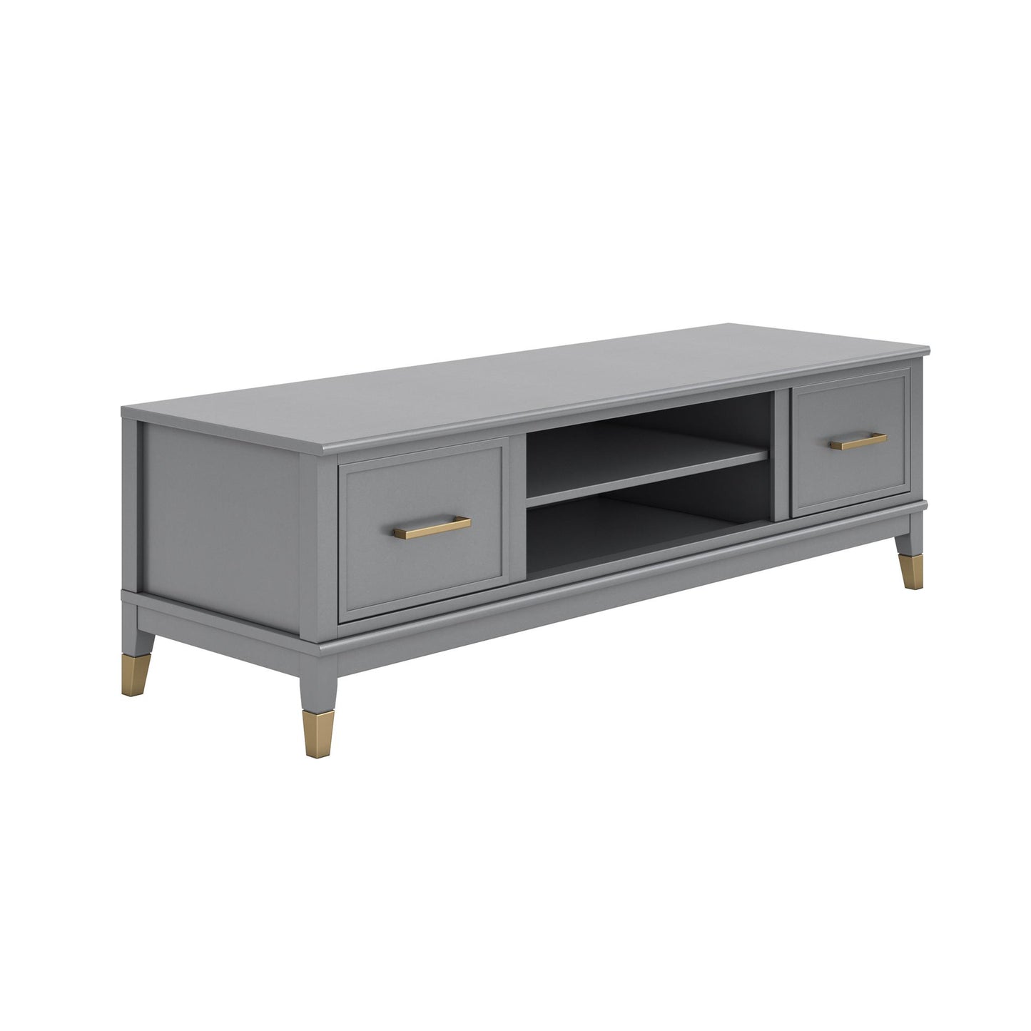 Westerleigh TV Stand for TVs up to 65in - Graphite Grey