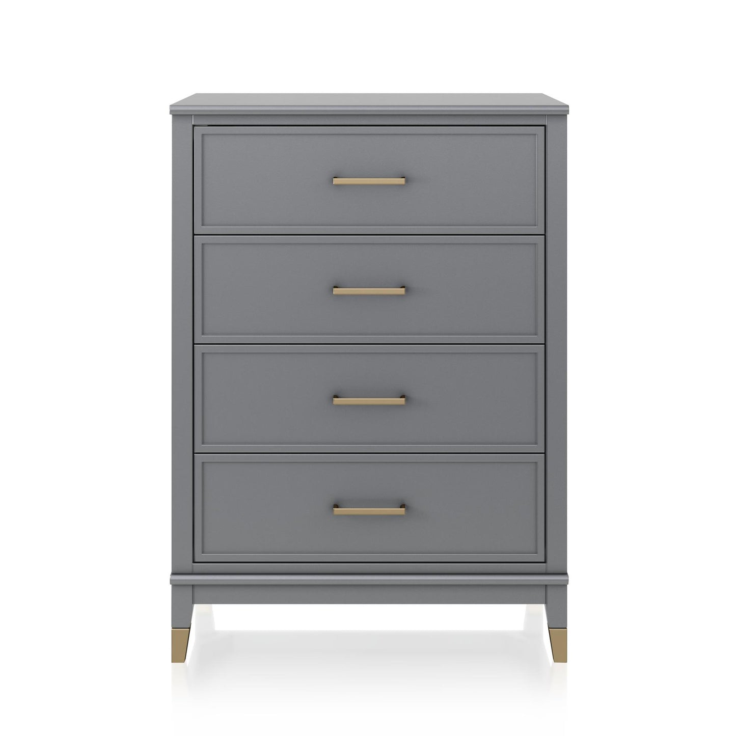Westerleigh 4 Drawer Dresser - Graphite Grey
