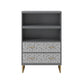 Scarlett Bookcase with Drawers - Graphite Grey