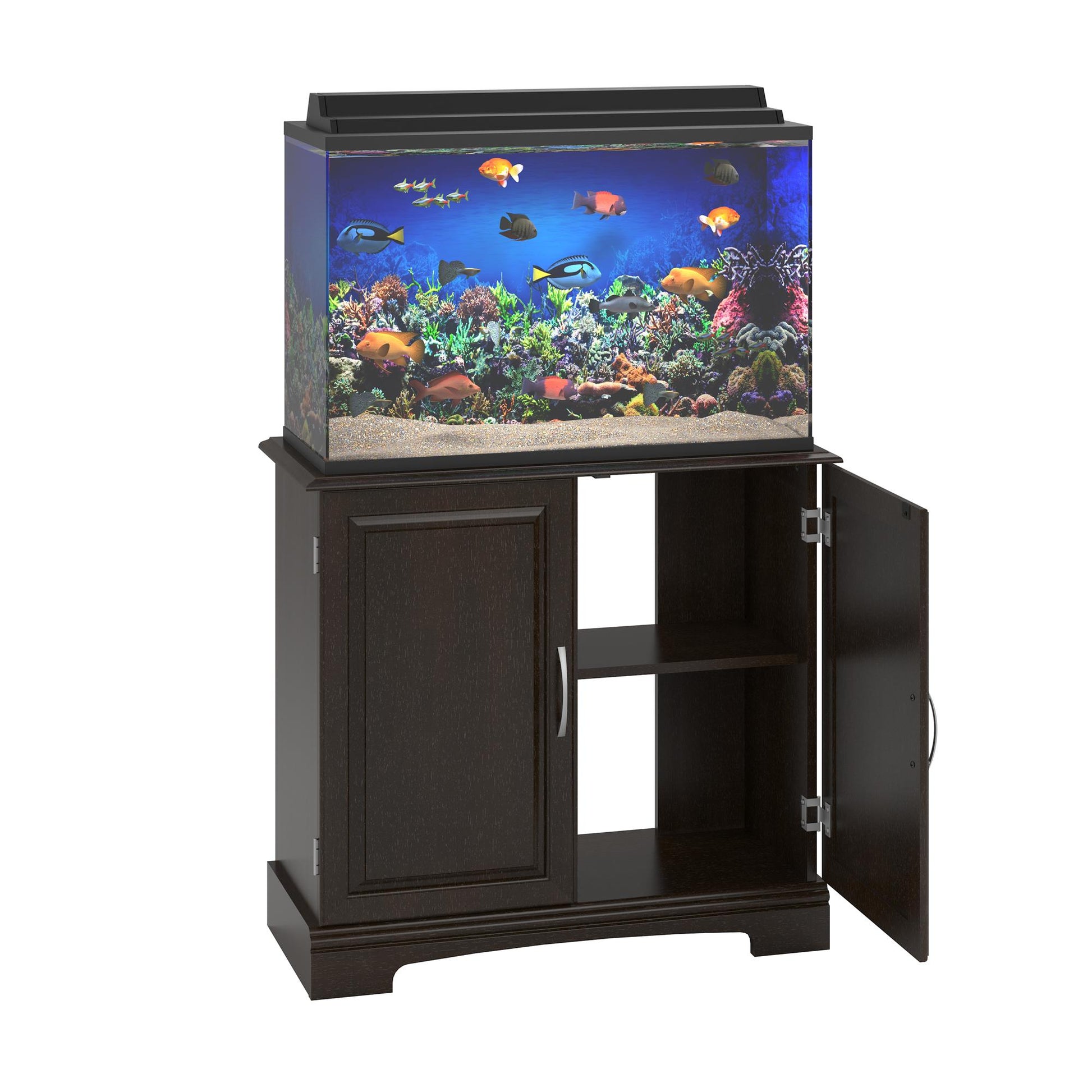 Harbor 29 to 37 Gallon Aquarium or Terrarium Stand - Espresso