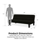 DHP Kebo Futon, Black - Black