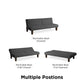 Donna Convertible Futon - Gray